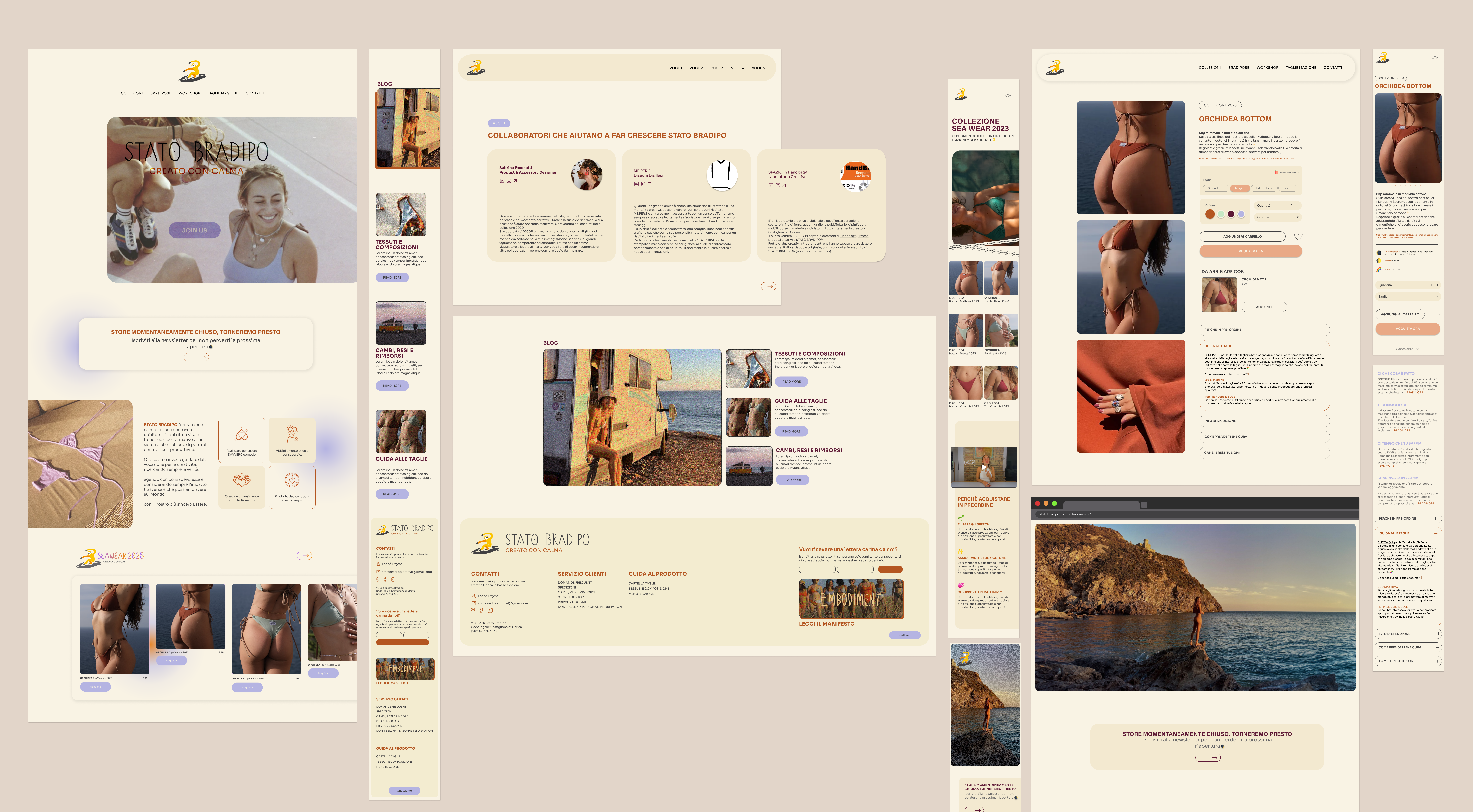 High fidelity designs moodboard